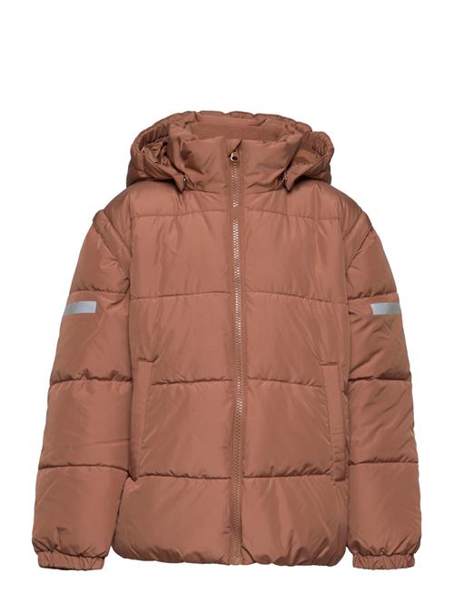 Lindex Jacket Puffer Detachable Sleev Lindex Brown