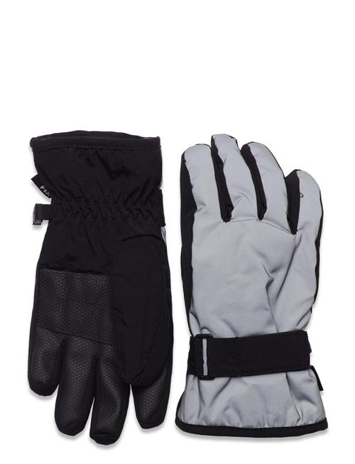 Se Lindex Skiglove Fix Refelctive Lindex Black ved Booztlet