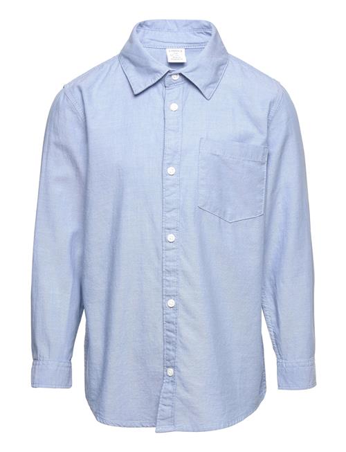 Lindex Shirt Preppy Oxford Lindex Blue