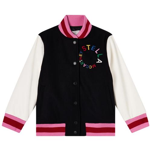 Stella McCartney Kids Kontrastfarvet Bomberjakke Sort | Sort | 12 years