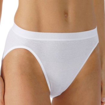 Mey Trusser Noblesse Jazz Briefs Hvid bomuld 38 Dame