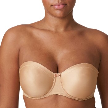 PrimaDonna Bh Satin Non Padded Strapless Bra Beige C 75 Dame