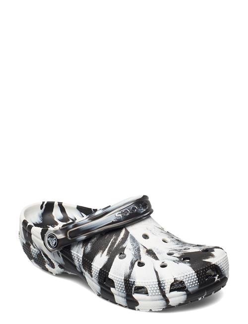 Se Crocs Classic Marbled Clog Crocs Black ved Booztlet