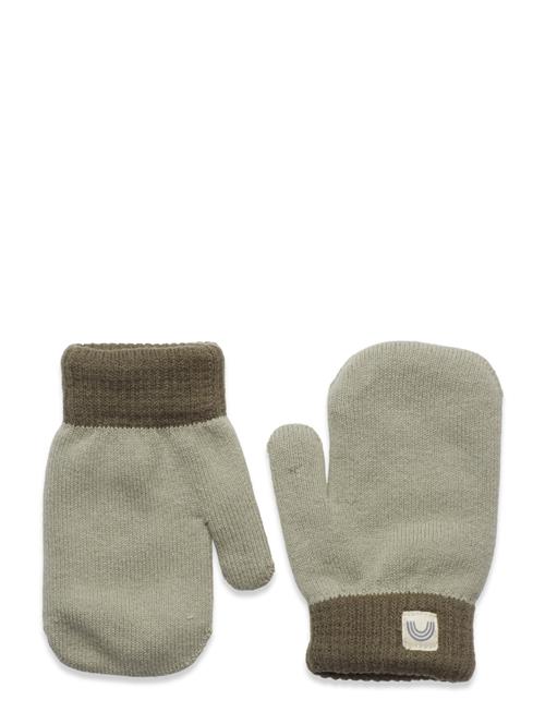 Se Lindex Mitten Knitted Lindex Green ved Booztlet