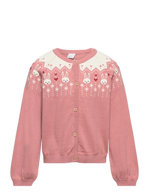 Cardigan Fairisle Lindex Pink