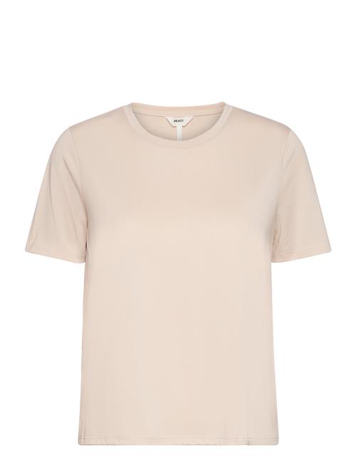 Se Object Objannie S/S T-Shirt Noos Object Beige ved Booztlet