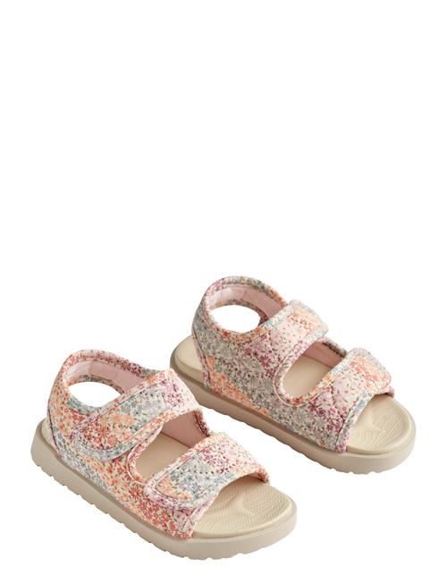 Se Wheat Sandal Open Toe Healy Print Wheat Pink ved Booztlet