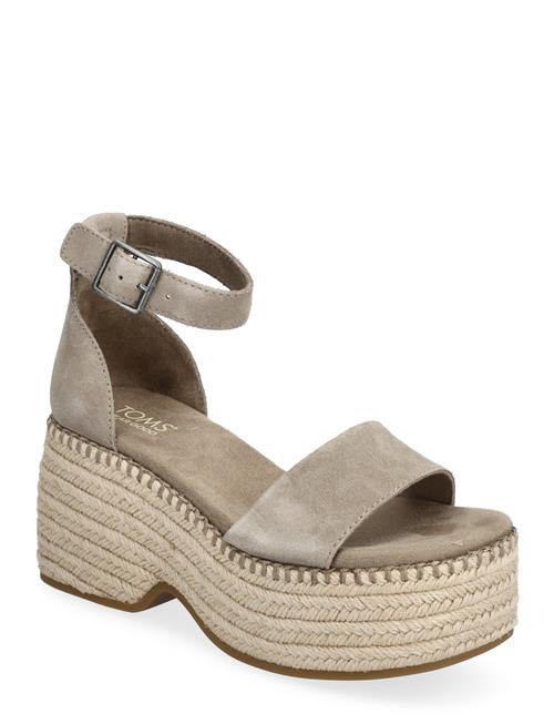 Se TOMS Laila TOMS Beige ved Booztlet