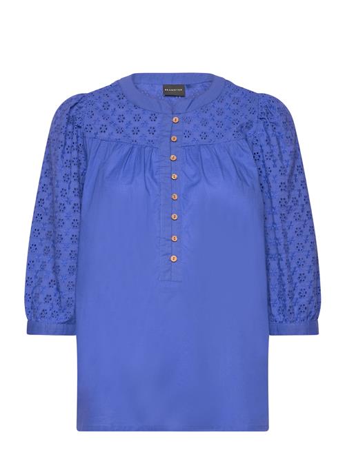 Se Brandtex Blouse-Woven Brandtex Blue ved Booztlet