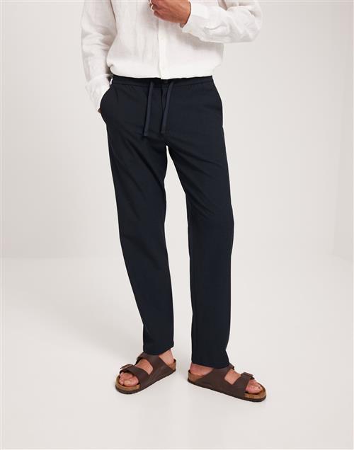 Selected Homme SLH196-Straight Robert String Pant Slacks Dark Sapphire