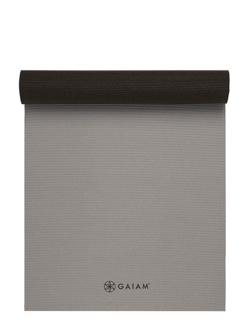 Gaiam Gaiam Granite/Storm 2-Color Yoga Mat 6Mm Premium Gaiam Grey