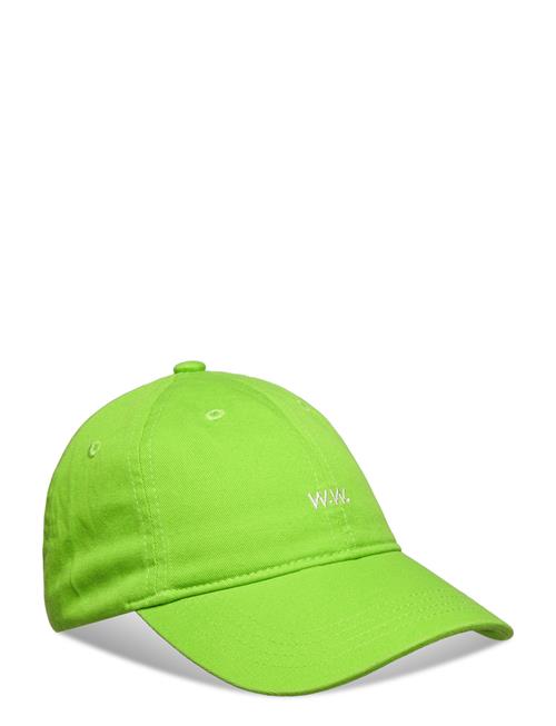 Wood Wood Wwlow Profile Twill Cap Wood Wood Green