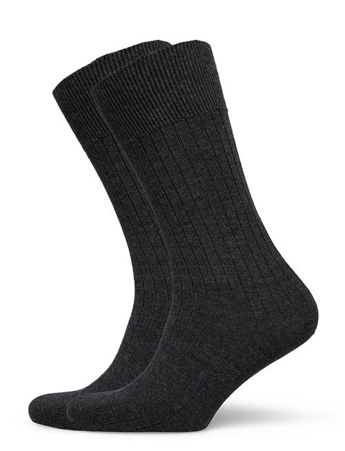 Panos Emporio Pe 2Pk Calle Premium Mercerized Wool Rib Panos Emporio Black