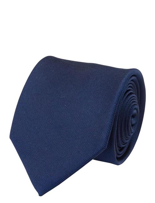 Se Portia 1924 Solid Silk Tie Portia 1924 Navy ved Booztlet