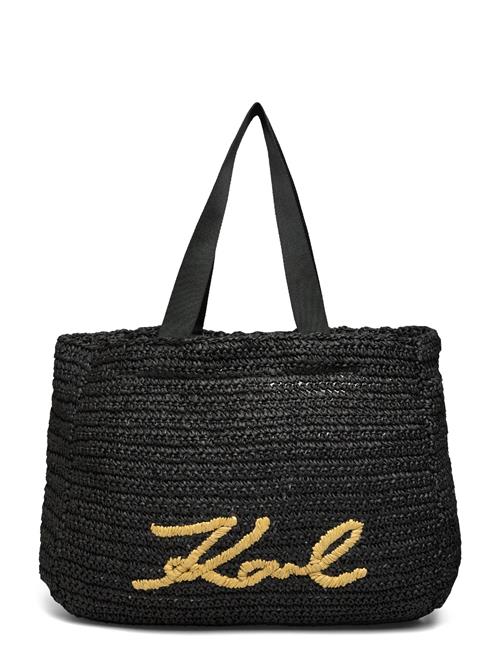 Karl Lagerfeld K/Signature Beach Tote Raf Karl Lagerfeld Black