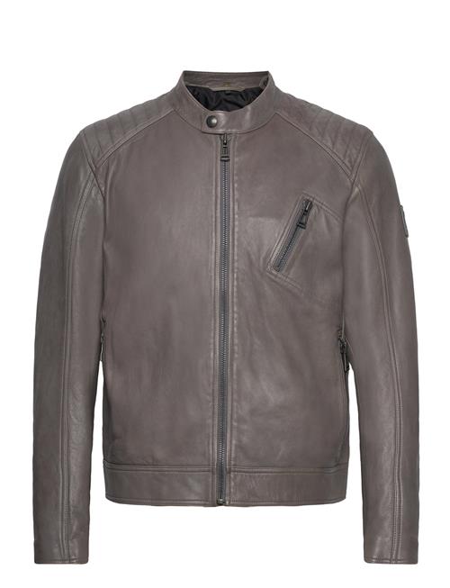 Belstaff V Racer Jacket Black Belstaff Grey