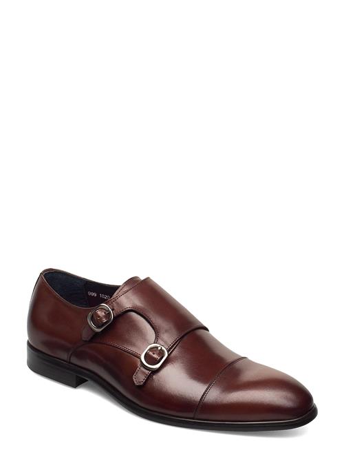 TGA by Ahler Double Monk Strap Shoe TGA By Ahler Brown