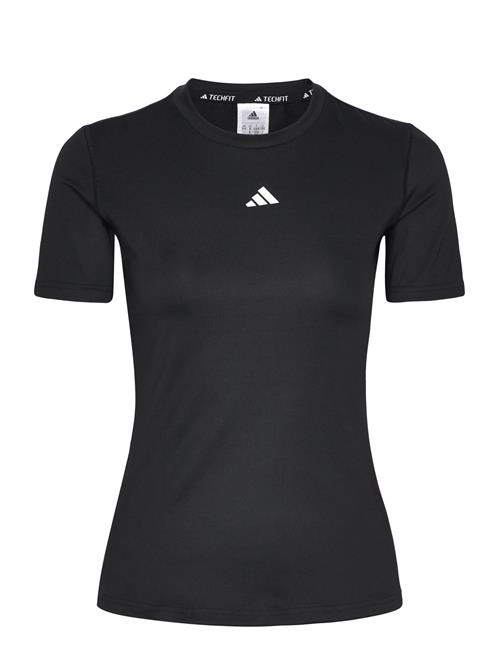 Se adidas Performance Techfit Training T-Shirt Adidas Performance Black ved Booztlet