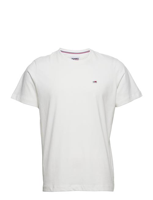 Tommy Jeans Tjm Slim Jersey C Neck Ext Tommy Jeans White