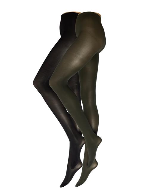 Se Lindex Tights 50Den 2 P Recycled Lindex Patterned ved Booztlet