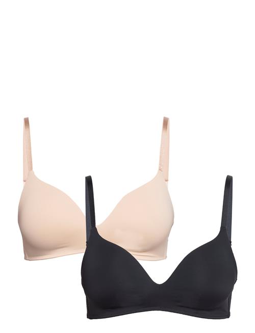 Se Lindex Bra Flora Theresia 2 Pack Lindex Beige ved Booztlet