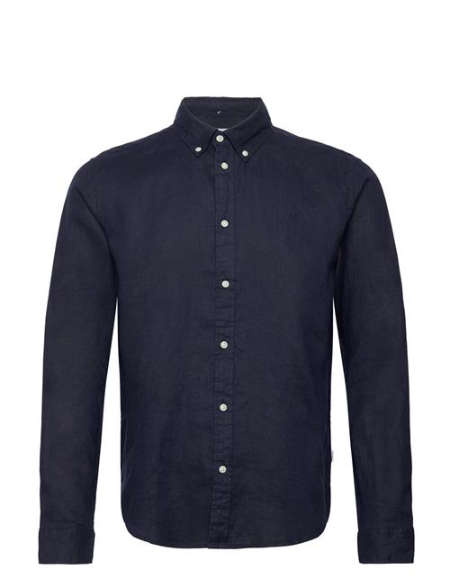 Les Deux Kristian Linen B.d. Shirt Les Deux Navy