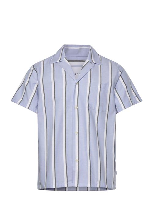 Les Deux Lawson Stripe Ss Shirt Les Deux Blue