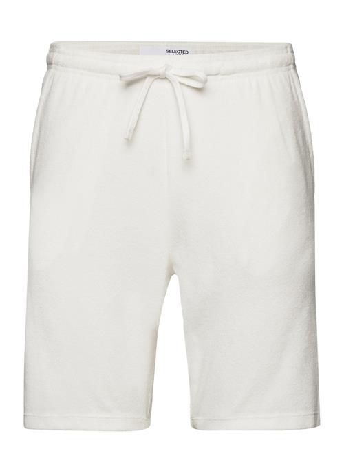 Selected Homme Slhrelax-Terry Shorts Ex Selected Homme White