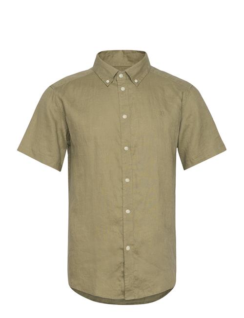 Les Deux Kris Linen Ss Shirt Les Deux Green