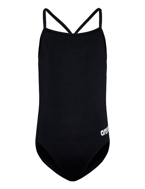 Arena Girl's Team Swimsuit Challenge Solid Arena Black