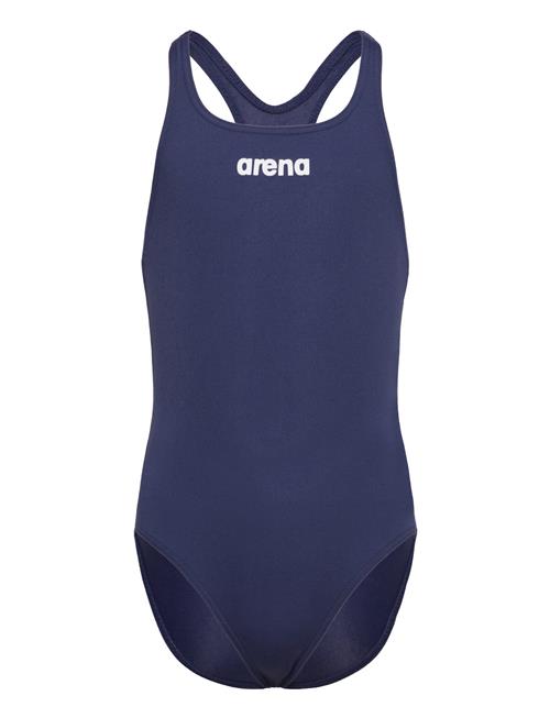 Se Arena Girl's Team Swimsuit Swim Pro Arena Navy ved Booztlet