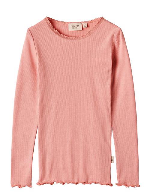 Rib T-Shirt L/S Reese Wheat Coral