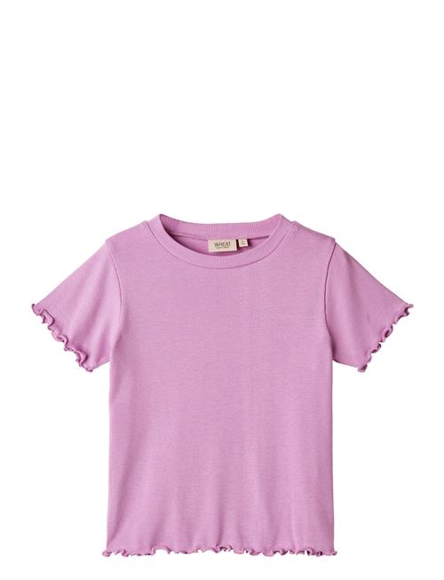 T-Shirt S/S Irene Wheat Purple