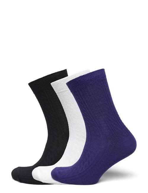 Se Lindex Sock 3 P Merino Cable Lindex Patterned ved Booztlet