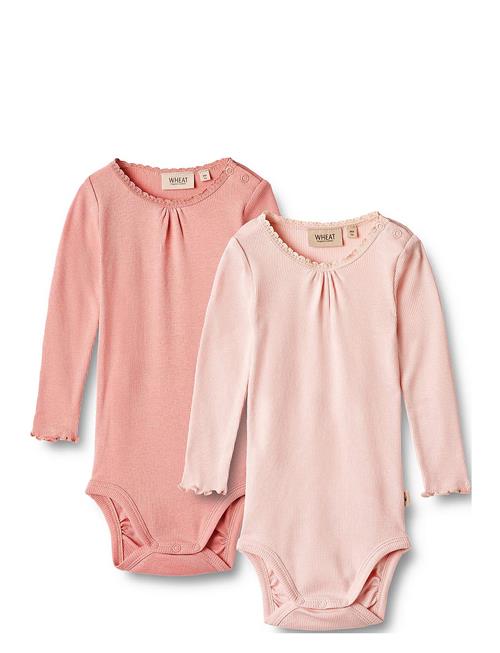 Wheat 2 Rib Body L/S Lotta Wheat Pink