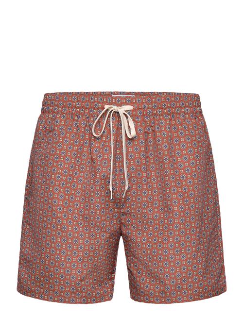 Les Deux Stan Aop Swim Shorts 2.0 Les Deux Brown