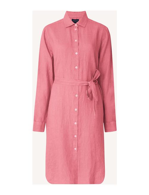 Lexington Clothing Isa Linen Shirt Dress Lexington Clothing Pink