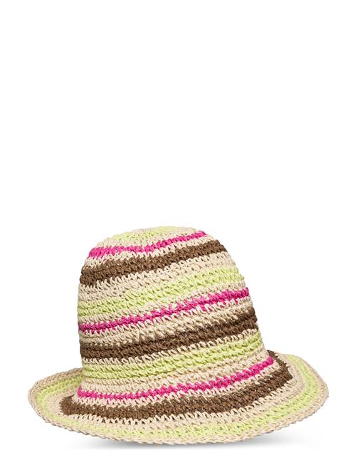 Se Becksöndergaard Striped Saverina Straw Hat Becksöndergaard Patterned ved Booztlet