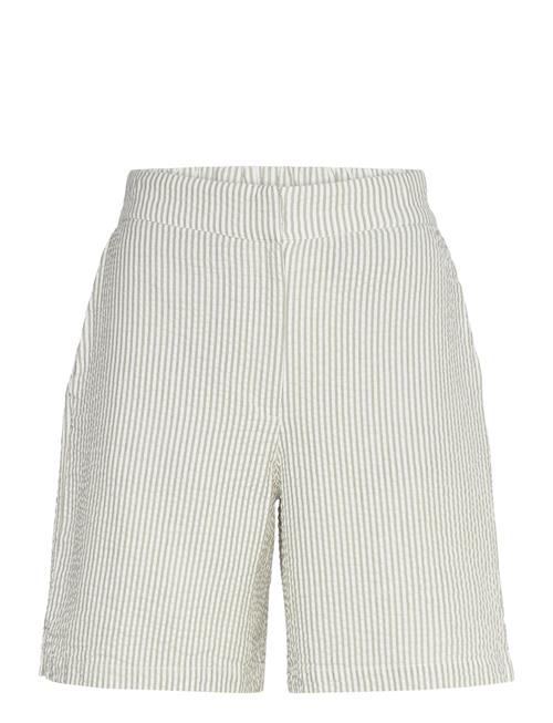 Slfvittoria Hw Wide Striped Shorts B Selected Patterned