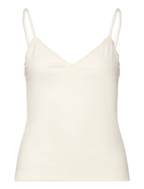 Mango Spaghetti Strap Top Mango Cream