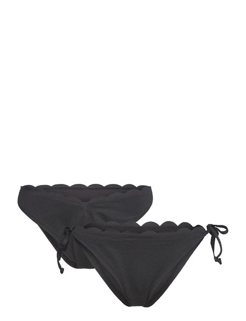 Hunkemöller Scallop 2 Pack Cheeky High Leg R Hunkemöller Black