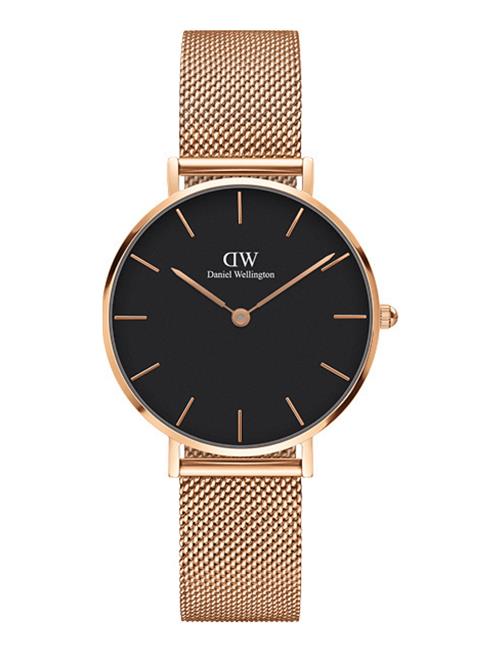 Se Daniel Wellington Petite 32 Melrose Rg Black Daniel Wellington Gold ved Booztlet