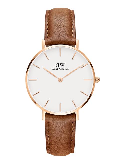 Daniel Wellington Petite 32 Durham Rg White Daniel Wellington Brown