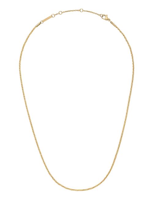 Elan Twisted Chain Necklace Short G Daniel Wellington Gold