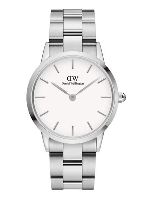 Se Daniel Wellington Iconic Link 36 S White Daniel Wellington Silver ved Booztlet