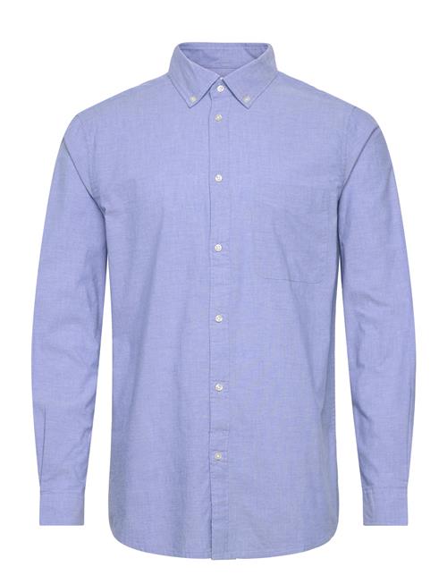 Les Deux Kent Chambray Shirt Les Deux Blue