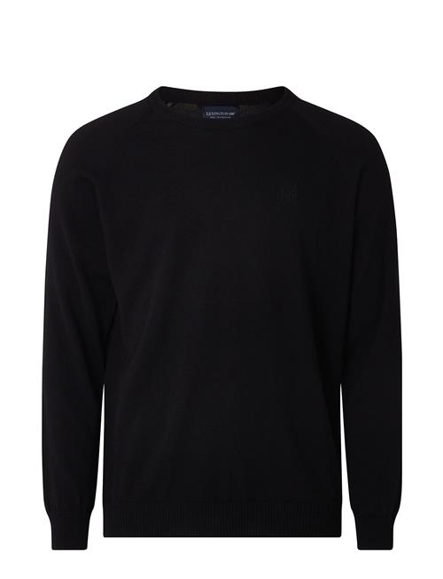 Se Lexington Clothing Dean Merino Crew Neck Sweater Lexington Clothing Black ved Booztlet