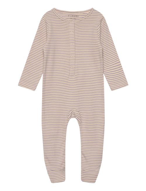 Fixoni Romper Ls W. Feet Fixoni Beige