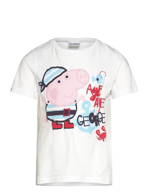 Se Peppa Pig Short-Sleeved T-Shirt Peppa Pig White ved Booztlet