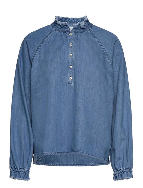 Dante6 D6Leah Denim Boho Blouse Dante6 Blue